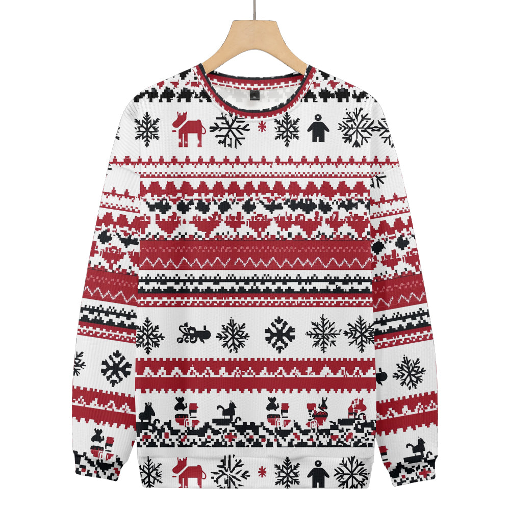 Is This A Christmas Sweater Or Is it Just Random Stuff Put Together Knitted Sweatshirt, mens short sleeve shirts¡ê?big and tall mens shirts¡ê?short sleeve shirts for men¡ê?mens 4xl shirts¡ê?casual short sleeve shirts