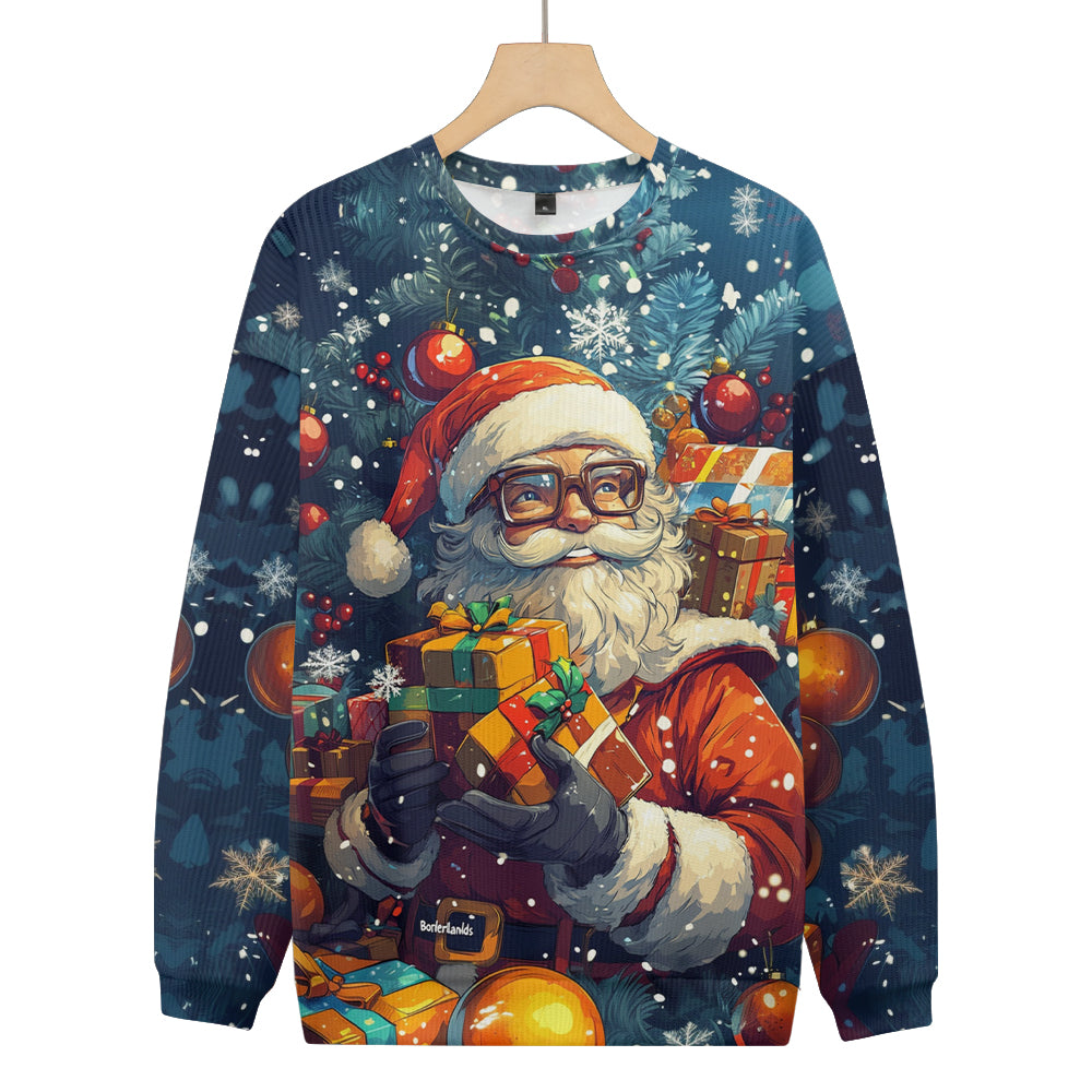 If Santa was an Anime Character Knitted Sweatshirt, mens short sleeve shirts?¨º?big and tall mens shirts?¨º?short sleeve shirts for men?¨º?mens 4xl shirts?¨º?casual short sleeve shirts