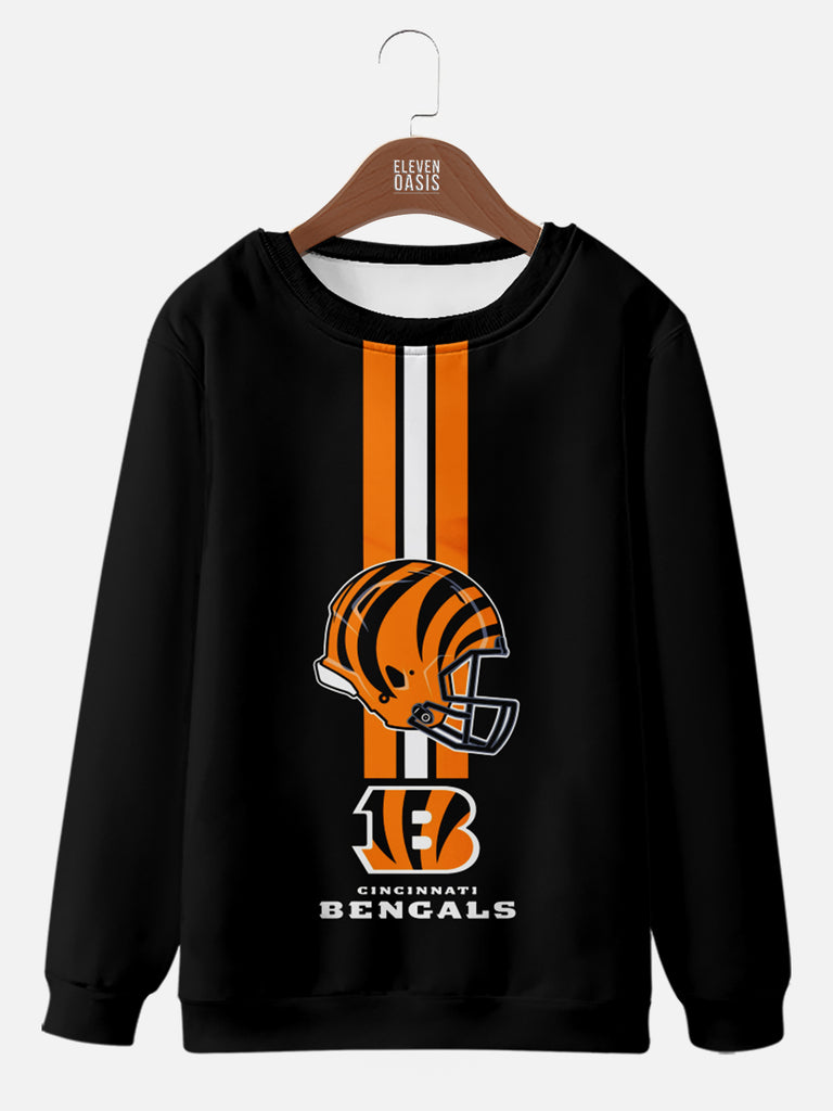 Cincinnati Bengals American Football Men's Short Sweatshirt, mens short sleeve shirts£¬big and tall mens shirts£¬short sleeve shirts for men£¬mens 4xl shirts£¬casual short sleeve shirts