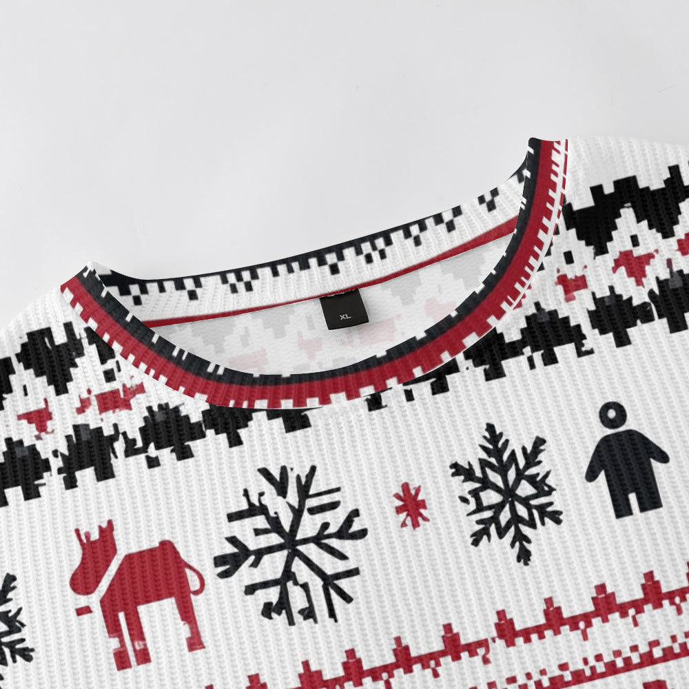 Is This A Christmas Sweater Or Is it Just Random Stuff Put Together Knitted Sweatshirt, mens short sleeve shirts¡ê?big and tall mens shirts¡ê?short sleeve shirts for men¡ê?mens 4xl shirts¡ê?casual short sleeve shirts