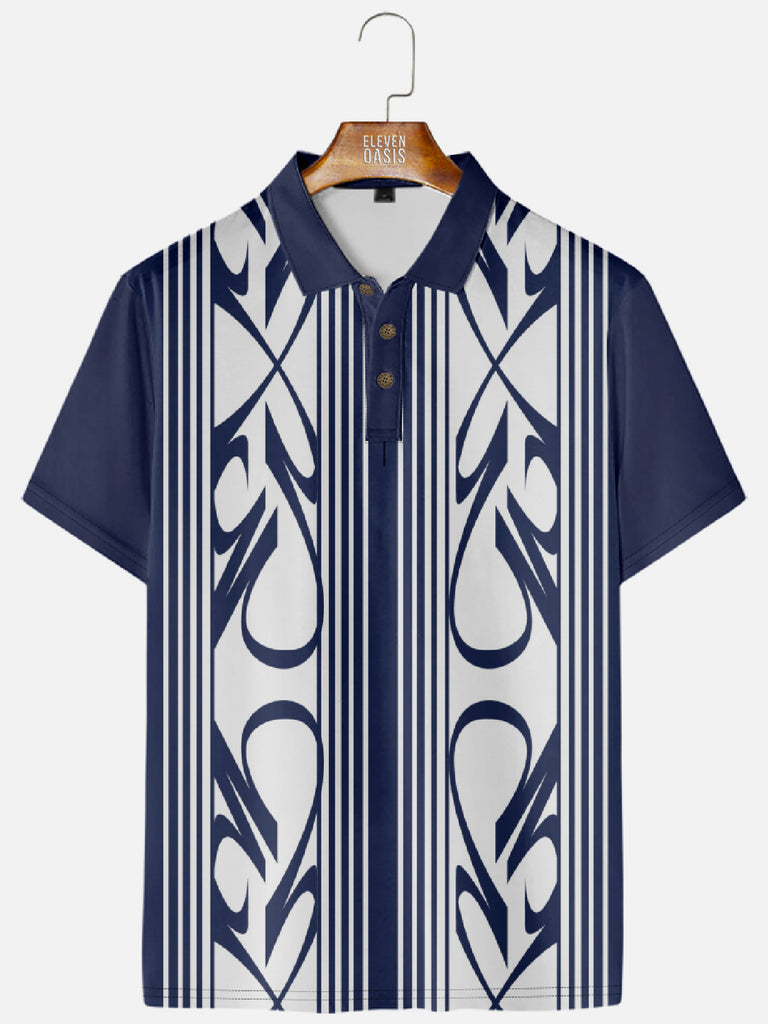 Men's Pinstripe Inspired Hot Rod Basic Every Day Polo ShirtMens short sleeve shirts Big and tall Mens shirts Short sleeve shirts for men Mens 4xl shirts Casual short sleeve shirts