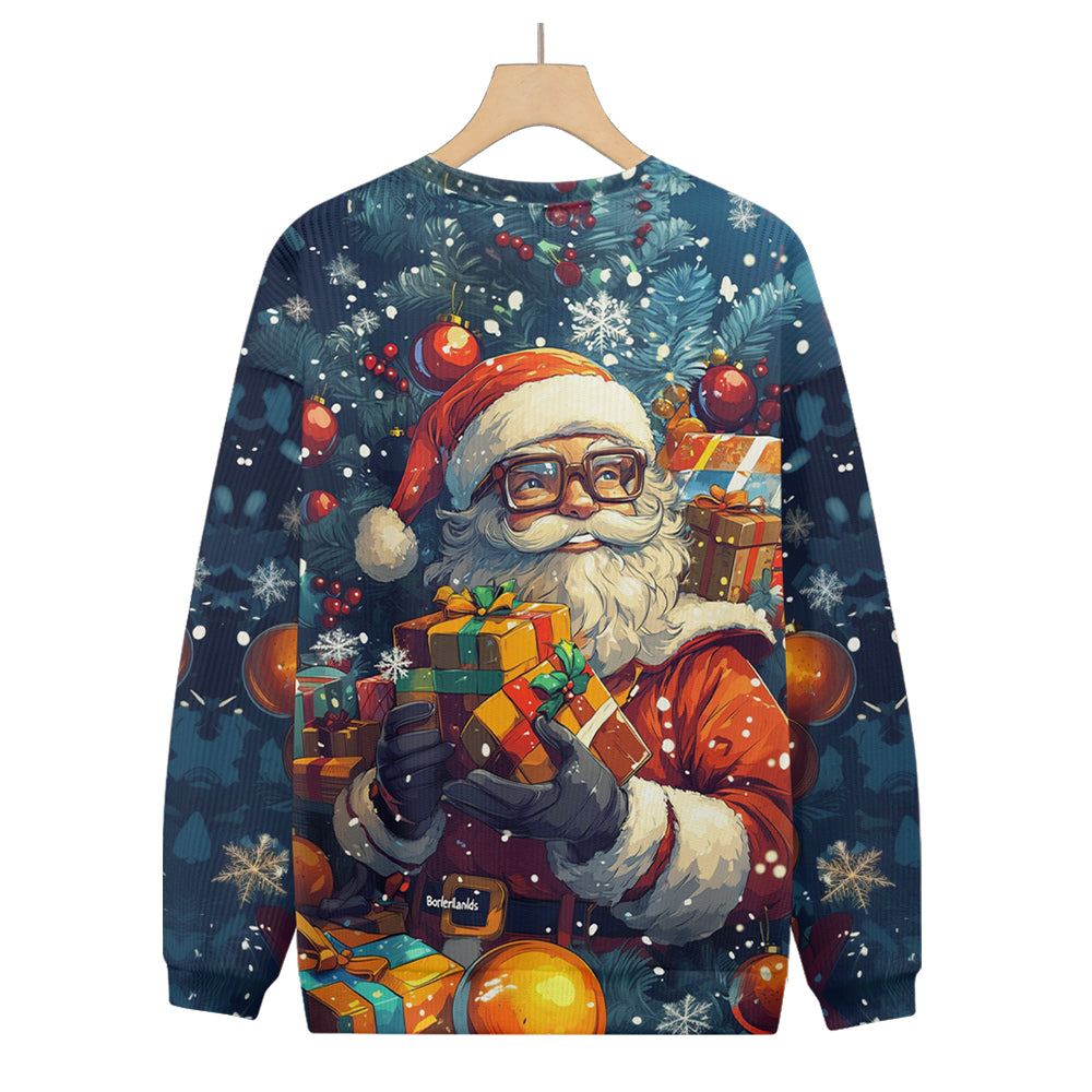 If Santa was an Anime Character Knitted Sweatshirt, mens short sleeve shirts?¨º?big and tall mens shirts?¨º?short sleeve shirts for men?¨º?mens 4xl shirts?¨º?casual short sleeve shirts