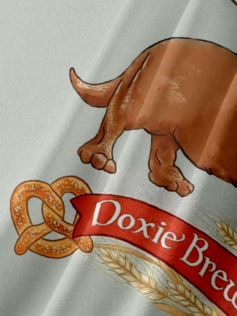 Men's Dachshund Doxie Brewing Co Beer Dog Short Sleeve ShirtMens short sleeve shirts Big and tall Mens shirts Short sleeve shirts for men Mens 4xl shirts Casual short sleeve shirts