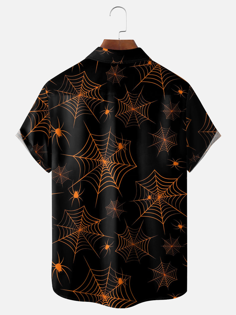 Men's Halloween Three Witch Chicks Short Sleeve ShirtMens short sleeve shirts Big and tall Mens shirts Short sleeve shirts for men Mens 4xl shirts Casual short sleeve shirts