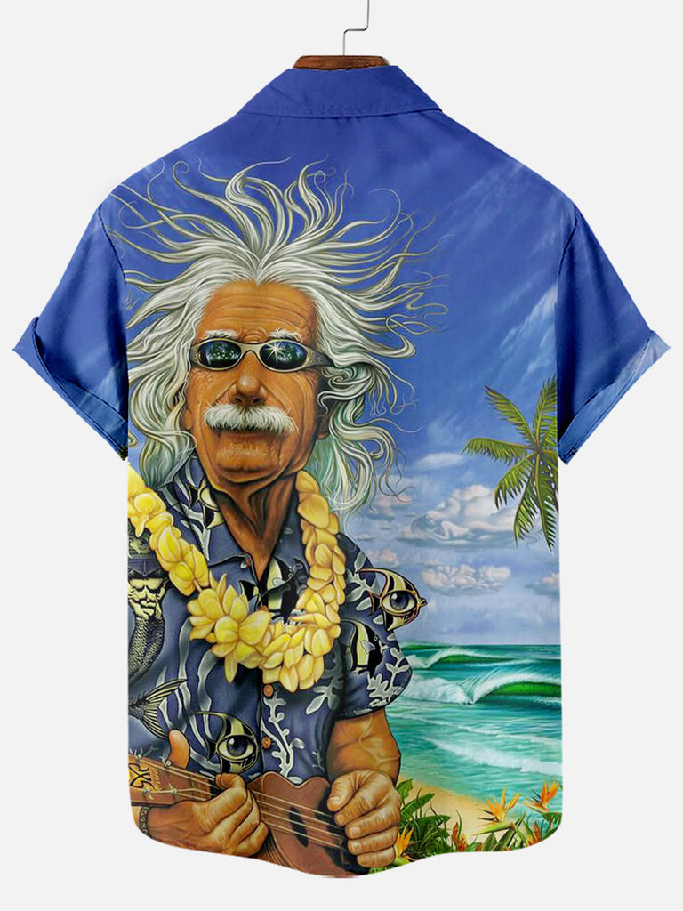 Men's Hawaiian Fun Print Short Sleeve ShirtMens short sleeve shirts Big and tall Mens shirts Short sleeve shirts for men Mens 4xl shirts Casual short sleeve shirts