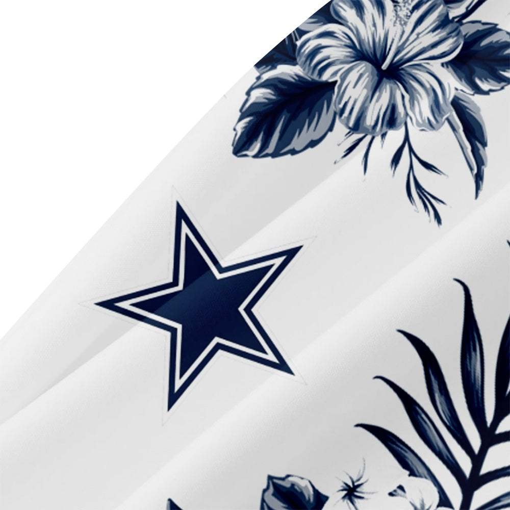 Dallas Cowboys American Football Hawaiian Floral Print Short Sleeve ShirtMens short sleeve shirts Big and tall Mens shirts Short sleeve shirts for men Mens 4xl shirts Casual short sleeve shirts