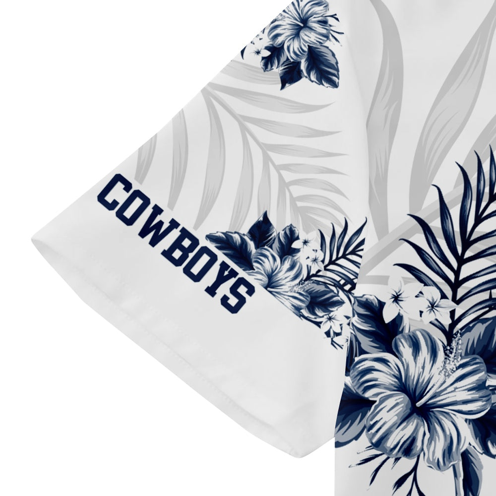 Dallas Cowboys American Football Hawaiian Floral Print Short Sleeve ShirtMens short sleeve shirts Big and tall Mens shirts Short sleeve shirts for men Mens 4xl shirts Casual short sleeve shirts