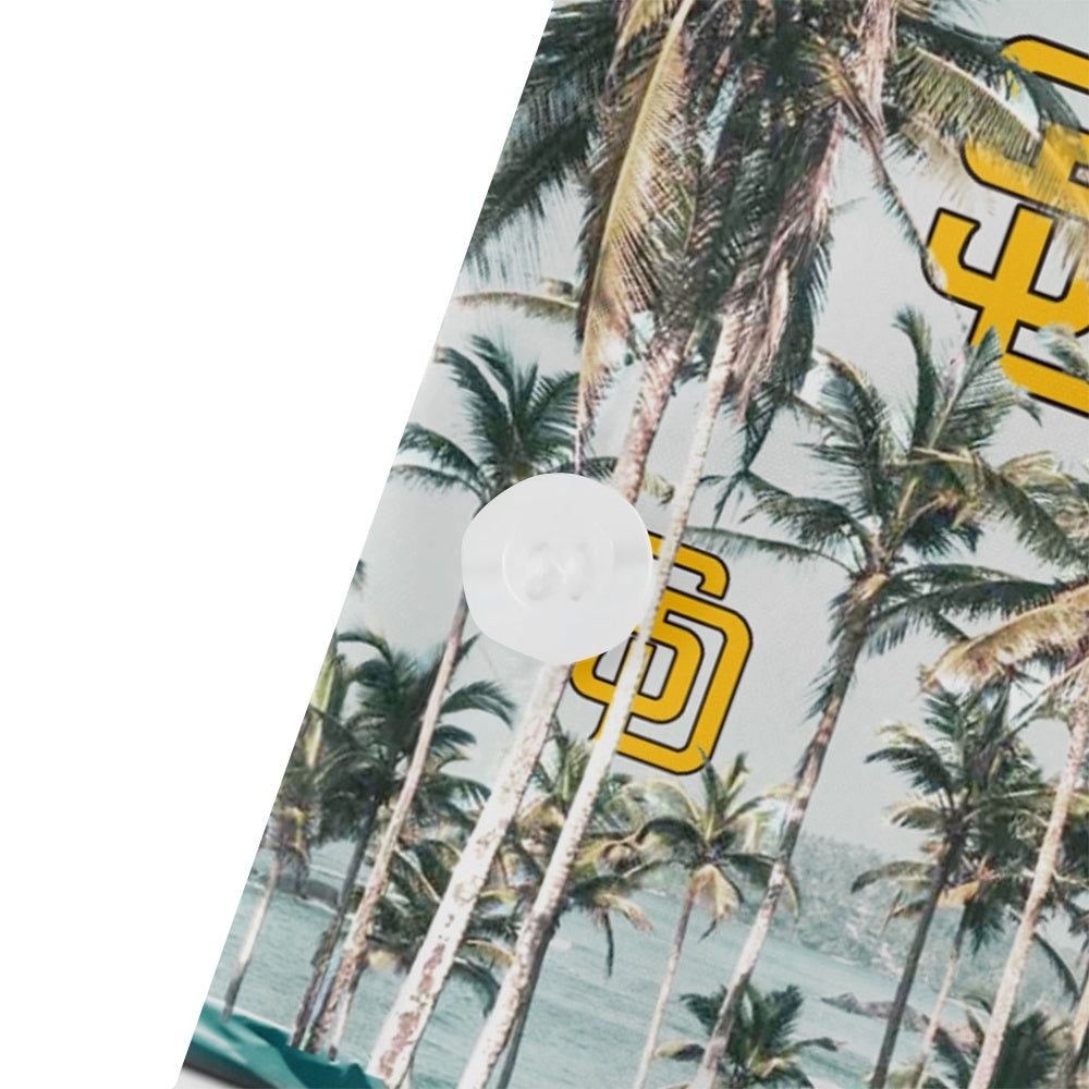 San Diego Padres Baseball Minibus Palm Tree Ocean Short Sleeve ShirtMens short sleeve shirts Big and tall Mens shirts Short sleeve shirts for men Mens 4xl shirts Casual short sleeve shirts