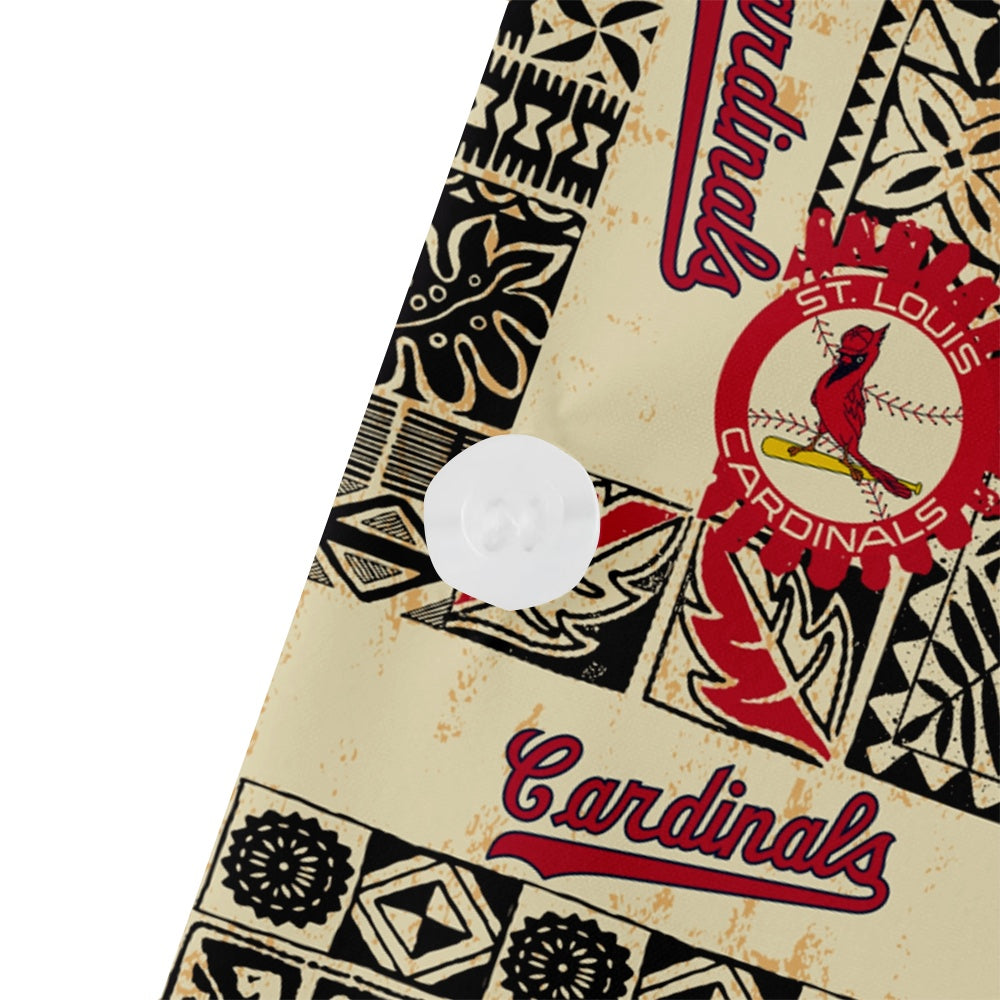 St. Louis Cardinals Baseball Vintage Hawaiian Tribal Print Short Sleeve ShortMens short sleeve shirts Big and tall Mens shirts Short sleeve shirts for men Mens 4xl shirts Casual short sleeve shirts