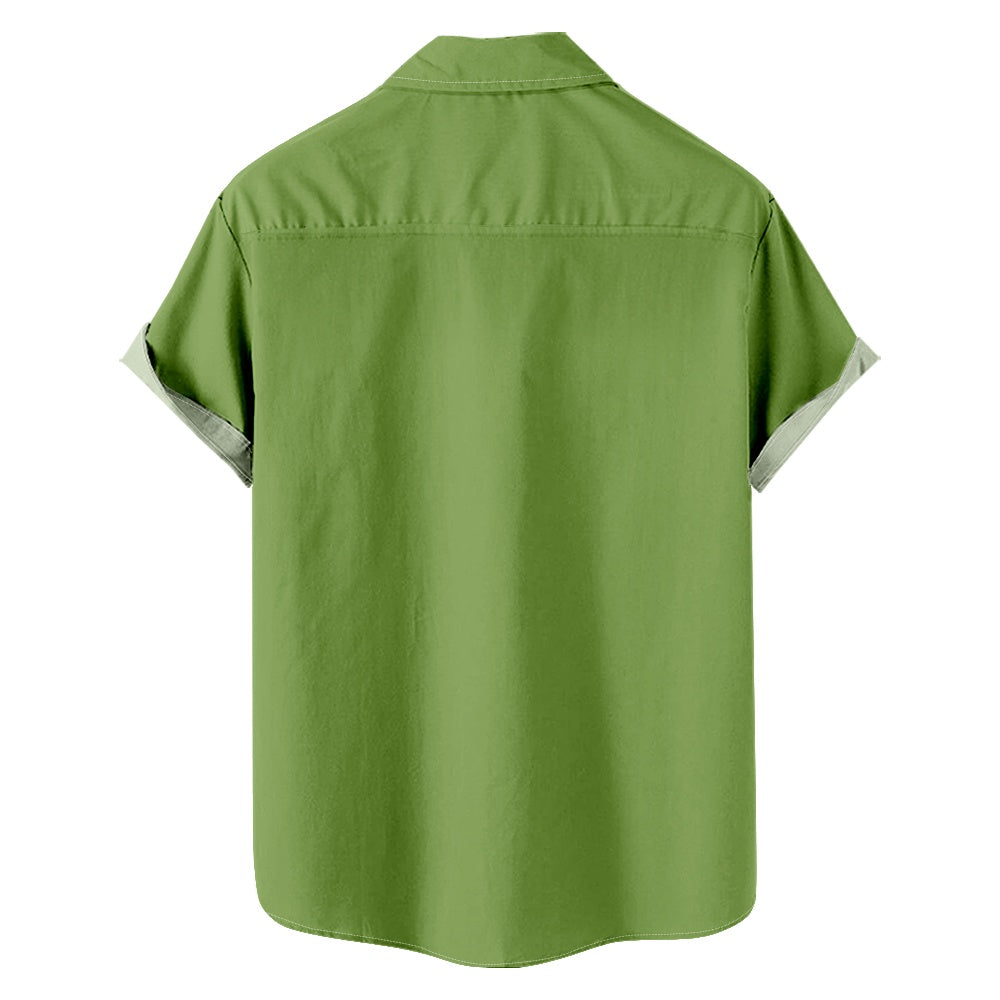 Men's Olives are the Best Bowling Shirt with Chest PocketMens short sleeve shirts Big and tall Mens shirts Short sleeve shirts for men Mens 4xl shirts Casual short sleeve shirts