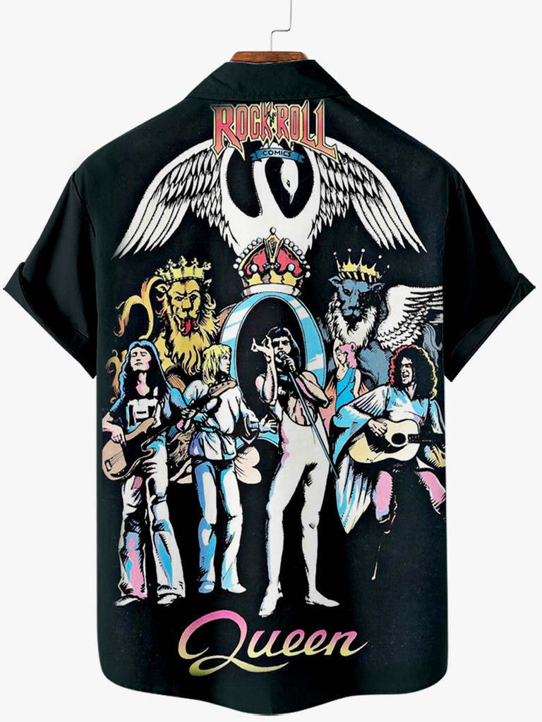 Queen Poster Print Men's Shirt