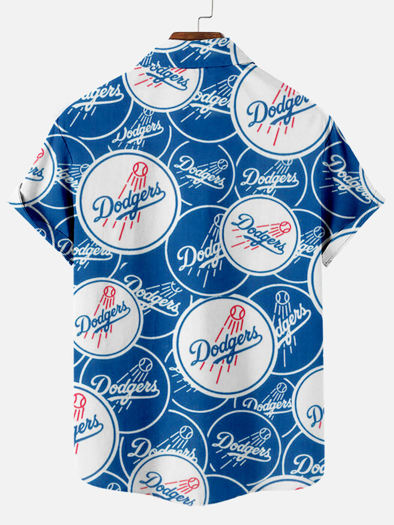 Los Angeles Dodgers Balls Men's Short Sleeve ShirtMens short sleeve shirts Big and tall Mens shirts Short sleeve shirts for men Mens 4xl shirts Casual short sleeve shirts