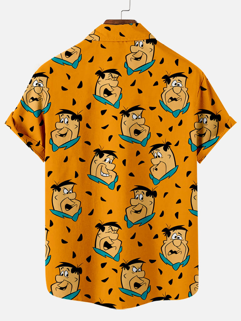 Cartoon head Men's Short Sleeve Shirt