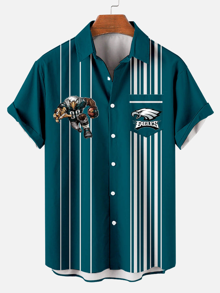 EAGLES Men's Short Sleeve Shirt Green / M