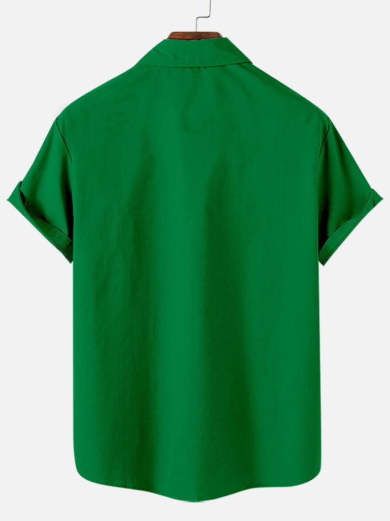 St. Patrick's Day Men's Short Sleeve ShirtMens short sleeve shirts Big and tall Mens shirts Short sleeve shirts for men Mens 4xl shirts Casual short sleeve shirts